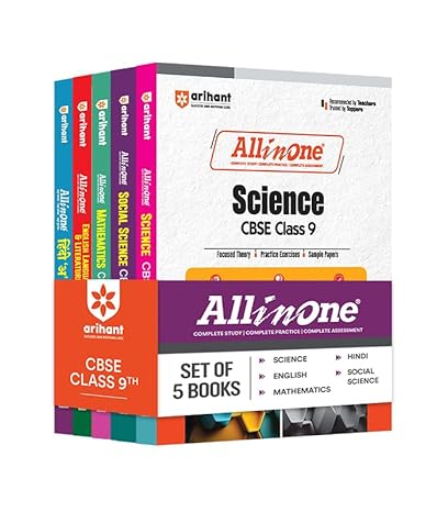 All In One Science, Social Science, Mathematics, English Language & Literature, HindiA, Class 9th Based On Latest NCERT For CBSE Exams 2025